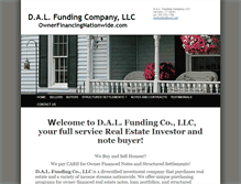 Tablet Screenshot of dalfunding.com